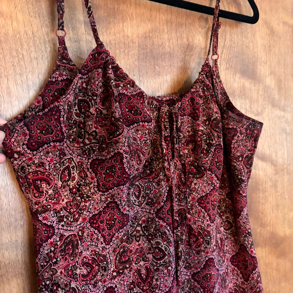 Vintage 90s DBY Ltd. Pink Paisley Women's Dress - Picture 5 of 12